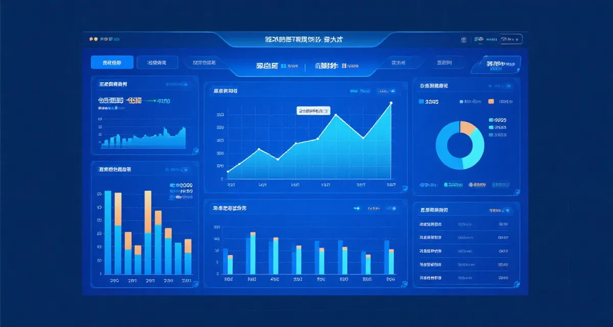数据工具仪表盘示意图